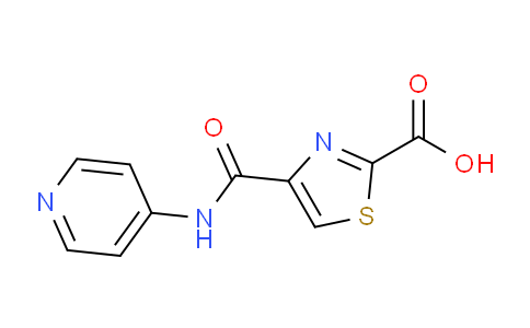 CAS No. 911466-98-3, 4-(Pyridin-4-ylcarbamoyl)-1,3-thiazole-2-carboxylic acid