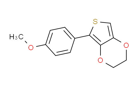 CAS No. 925674-54-0, 5-(4-methoxyphenyl)-2,3-dihydrothieno[3,4-b][1,4]dioxine