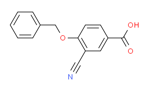 CAS No. 946007-61-0, 4-Benzyloxy-3-cyano-benzoicacid