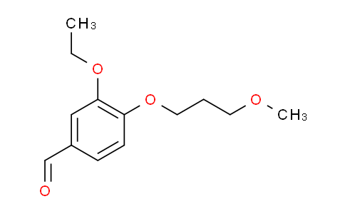 CAS No. 946779-35-7, 3-Ethoxy-4-(3-methoxypropoxy)benzaldehyde