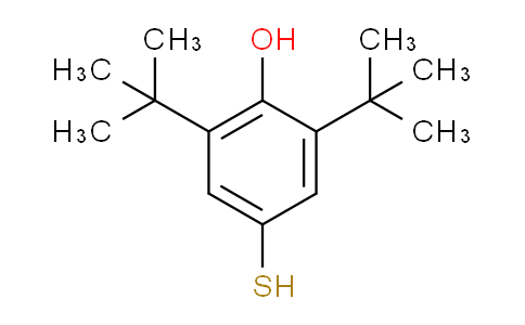 CAS No. 950-59-4, 2,6-Di-tert-butyl-4-mercaptophenol