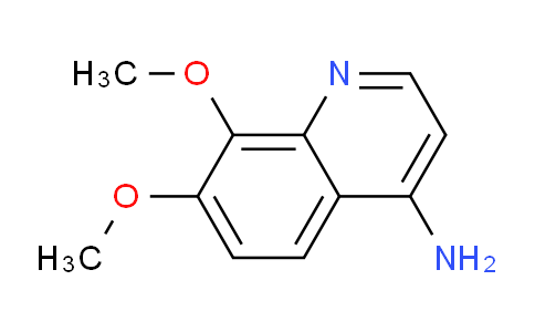 CAS No. 99878-77-0, 7,8-dimethoxyquinolin-4-amine