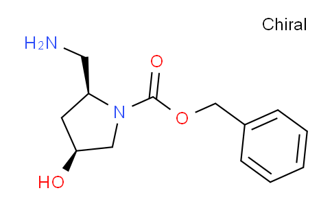 CAS No. 1260593-86-9, (2S,4S)-Benzyl 2-(aminomethyl)-4-hydroxypyrrolidine-1-carboxylate