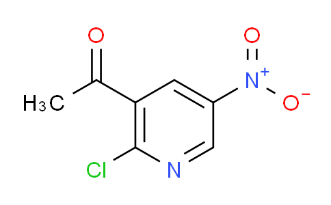 CAS No. 1211517-54-2, 1-(2-Chloro-5-nitropyridin-3-yl)ethanone