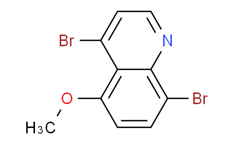 CAS No. 1253791-59-1, 4,8-dibromo-5-methoxyquinoline