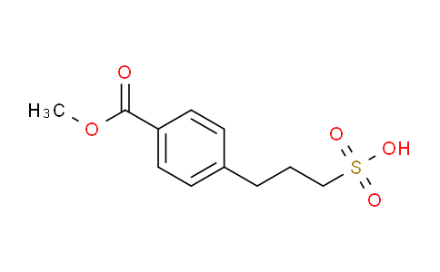 CAS No. 1223748-39-7, 3-(4-(Methoxycarbonyl)phenyl)propane-1-sulfonic acid