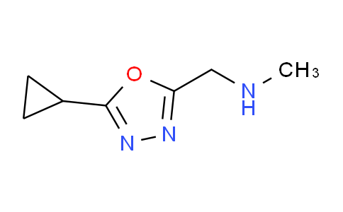 CAS No. 1223748-28-4, 1-(5-cyclopropyl-1,3,4-oxadiazol-2-yl)-N-methylmethanamine