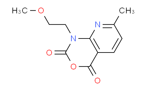 CAS No. 1253792-09-4, 1-(2-Methoxyethyl)-7-methyl-1H-pyrido[2,3-d][1,3]oxazine-2,4-dione