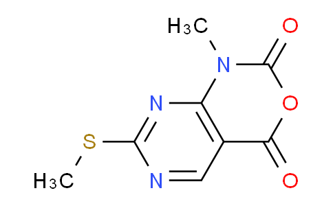 CAS No. 1253789-15-9, 1-methyl-7-(methylthio)-1H-pyrimido[4,5-d][1,3]oxazine-2,4-dione