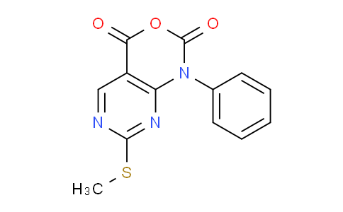 CAS No. 1253789-66-0, 7-(Methylthio)-1-phenyl-1H-pyrimido[4,5-d][1,3]oxazine-2,4-dione