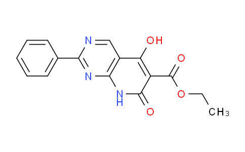 CAS No. 1253791-09-1, Ethyl 5-hydroxy-7-oxo-2-phenyl-7,8-dihydropyrido[2,3-d]pyrimidine-6-carboxylate