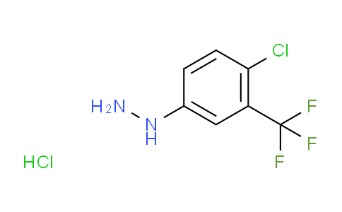 CAS No. 40566-70-9, (4-Chloro-3-(trifluoromethyl)phenyl)hydrazine hydrochloride