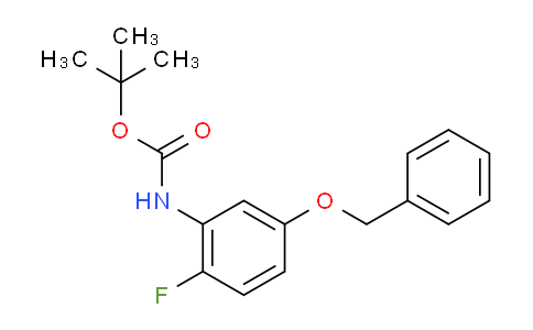CAS No. 1251033-10-9, tert-butyl5-(benzyloxy)-2-fluorophenylcarbamate
