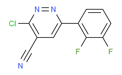 CAS No. 405224-32-0, 3-Chloro-6-(2,3-difluorophenyl)pyridazine-4-carbonitrile