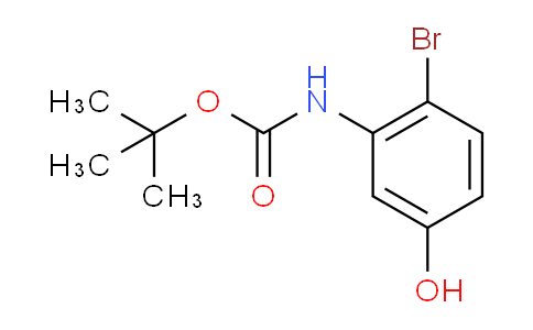 CAS No. 1263285-27-3, N-Boc-3-amino-4-bromophenol