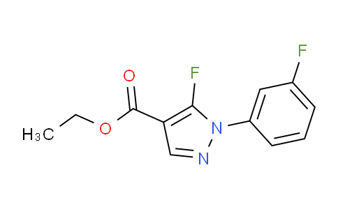 CAS No. 1269292-75-2, ethyl5-fluoro-1-(3-fluorophenyl)-1H-pyrazole-4-carboxylate