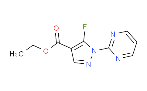 CAS No. 1269291-62-4, ethyl5-fluoro-1-(pyrimidin-2-yl)-1H-pyrazole-4-carboxylate
