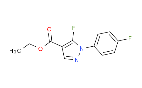 CAS No. 1269292-31-0, Ethyl5-fluoro-1-(4-fluorophenyl)-1H-pyrazole-4-carboxylate