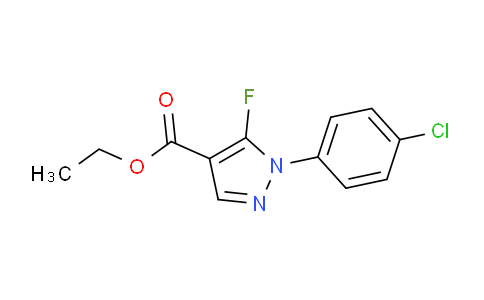 CAS No. 1269291-07-7, ethyl1-(4-chlorophenyl)-5-fluoro-1H-pyrazole-4-carboxylate