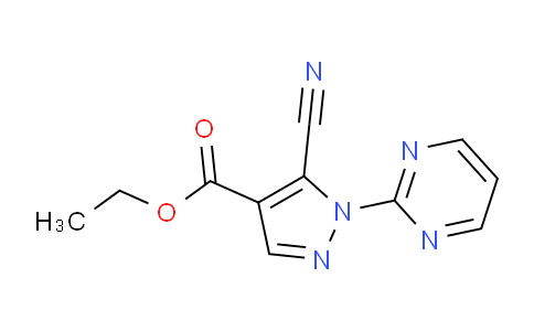 CAS No. 1269292-77-4, Ethyl5-cyano-1-(pyrimidin-2-yl)-1H-pyrazole-4-carboxylate