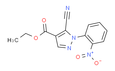CAS No. 1269292-80-9, Ethyl5-cyano-1-(2-nitrophenyl)-1H-pyrazole-4-carboxylate