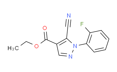 CAS No. 1269292-92-3, Ethyl5-cyano-1-(2-fluorophenyl)-1H-pyrazole-4-carboxylate