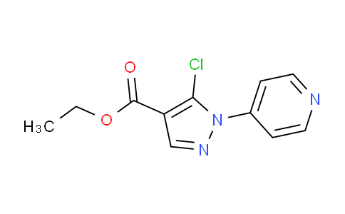 CAS No. 1269293-03-9, ethyl5-chloro-1-(pyridin-4-yl)-1H-pyrazole-4-carboxylate