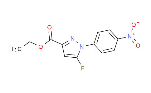 CAS No. 1269290-95-0, ethyl5-fluoro-1-(4-nitrophenyl)-1H-pyrazole-3-carboxylate