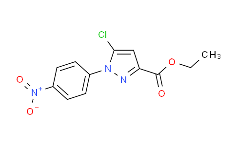 CAS No. 1269291-67-9, Ethyl 5-chloro-1-(4-nitrophenyl)-1H-pyrazole-3-carboxylate