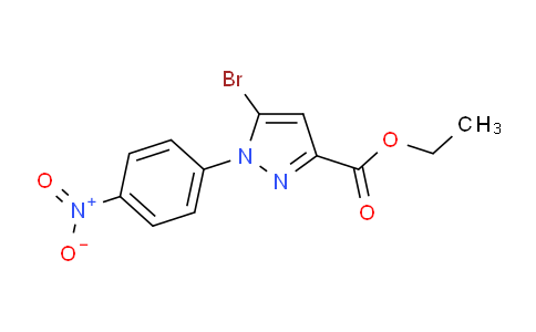 CAS No. 1269294-13-4, Ethyl 5-bromo-1-(4-nitrophenyl)-1H-pyrazole-3-carboxylate