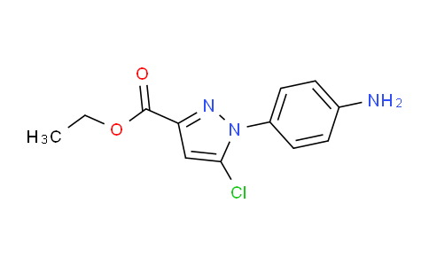 CAS No. 1269294-27-0, ethyl1-(4-aminophenyl)-5-chloro-1H-pyrazole-3-carboxylate