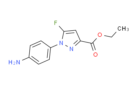 CAS No. 1269292-26-3, Ethyl 1-(4-aminophenyl)-5-fluoro-1H-pyrazole-3-carboxylate