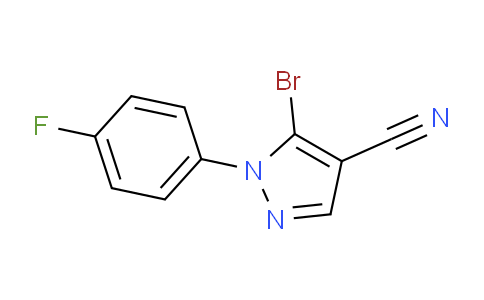 CAS No. 1269292-97-8, 5-bromo-1-(4-fluorophenyl)-1H-pyrazole-4-carbonitrile