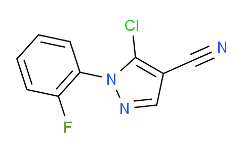 CAS No. 1269291-92-0, 5-chloro-1-(2-fluorophenyl)-1H-pyrazole-4-carbonitrile
