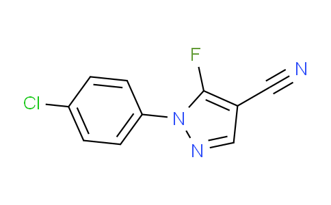 CAS No. 1269293-83-5, 1-(4-chlorophenyl)-5-fluoro-1H-pyrazole-4-carbonitrile