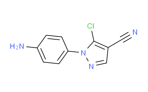 CAS No. 1269291-73-7, 1-(4-Aminophenyl)-5-chloro-1H-pyrazole-4-carbonitrile
