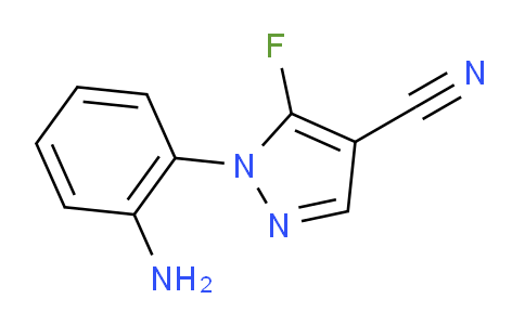 CAS No. 1269291-53-3, 1-(2-aminophenyl)-5-fluoro-1H-pyrazole-4-carbonitrile