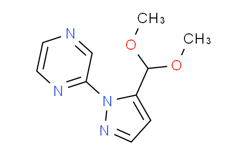 CAS No. 1269291-87-3, 2-(5-(Dimethoxymethyl)-1H-pyrazol-1-yl)pyrazine