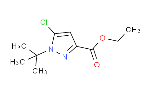 CAS No. 1269293-97-1, ethyl 1-tert-butyl-5-chloro-1H-pyrazole-3-carboxylate
