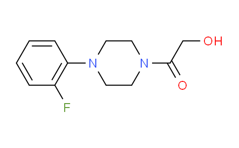 CAS No. 1007699-22-0, 1-[4-(2-Fluoro-phenyl)-piperazin-1-yl]-2-hydroxy-ethanone