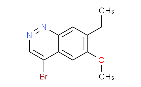 CAS No. 947691-64-7, 4-Bromo-7-ethyl-6-methoxycinnoline