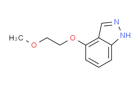 CAS No. 947691-86-3, 4-(2-methoxyethoxy)-1H-indazole