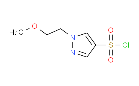 CAS No. 1183082-06-5, 1-(2-Methoxyethyl)-1H-pyrazole-4-sulfonyl chloride