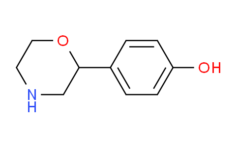CAS No. 103028-91-7, 4-(morpholin-2-yl)phenol