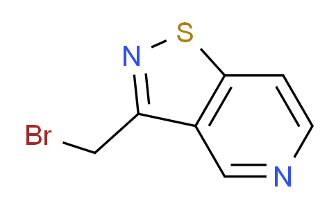 CAS No. 1172590-64-5, 3-(Bromomethyl)isothiazolo[4,5-c]pyridine