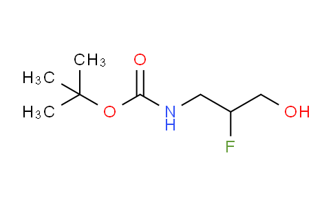 CAS No. 648900-68-9, tert-Butyl (2-fluoro-3-hydroxypropyl)carbamate