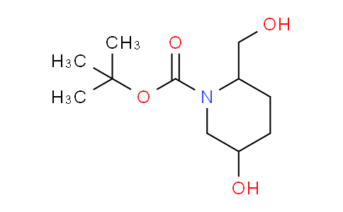CAS No. 1262984-64-4, tert-butyl5-hydroxy-2-(hydroxymethyl)piperidine-1-carboxylate