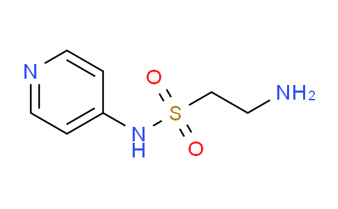 CAS No. 933700-67-5, 2-Amino-N-(pyridin-4-yl)ethane-1-sulfonamide