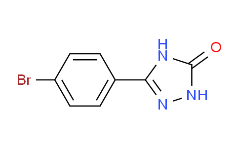 CAS No. 33199-41-6, 5-(4-bromophenyl)-2H-1,2,4-triazol-3(4H)-one
