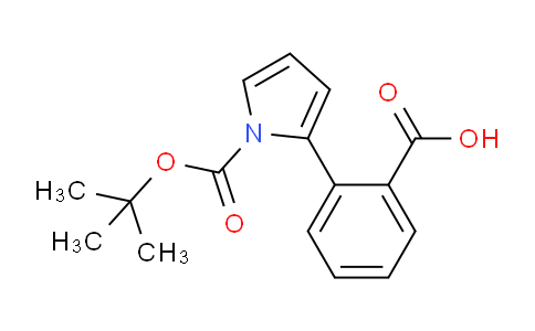 CAS No. 669713-99-9, 2-[1-[(2-methylpropan-2-yl)oxycarbonyl]pyrrol-2-yl]benzoic Acid